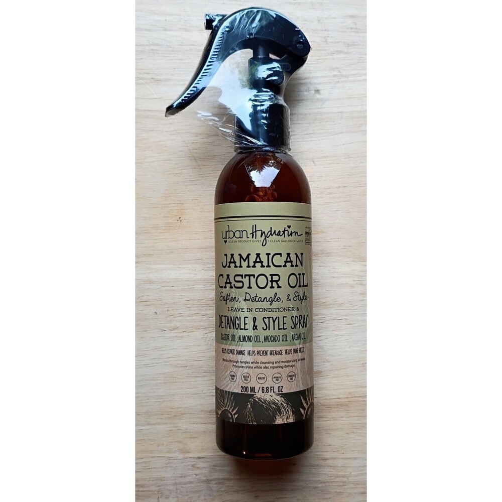 Urban Hydration -‎ Detangle & Style Spray - Jamaican Castor Oil, - 6.8oz